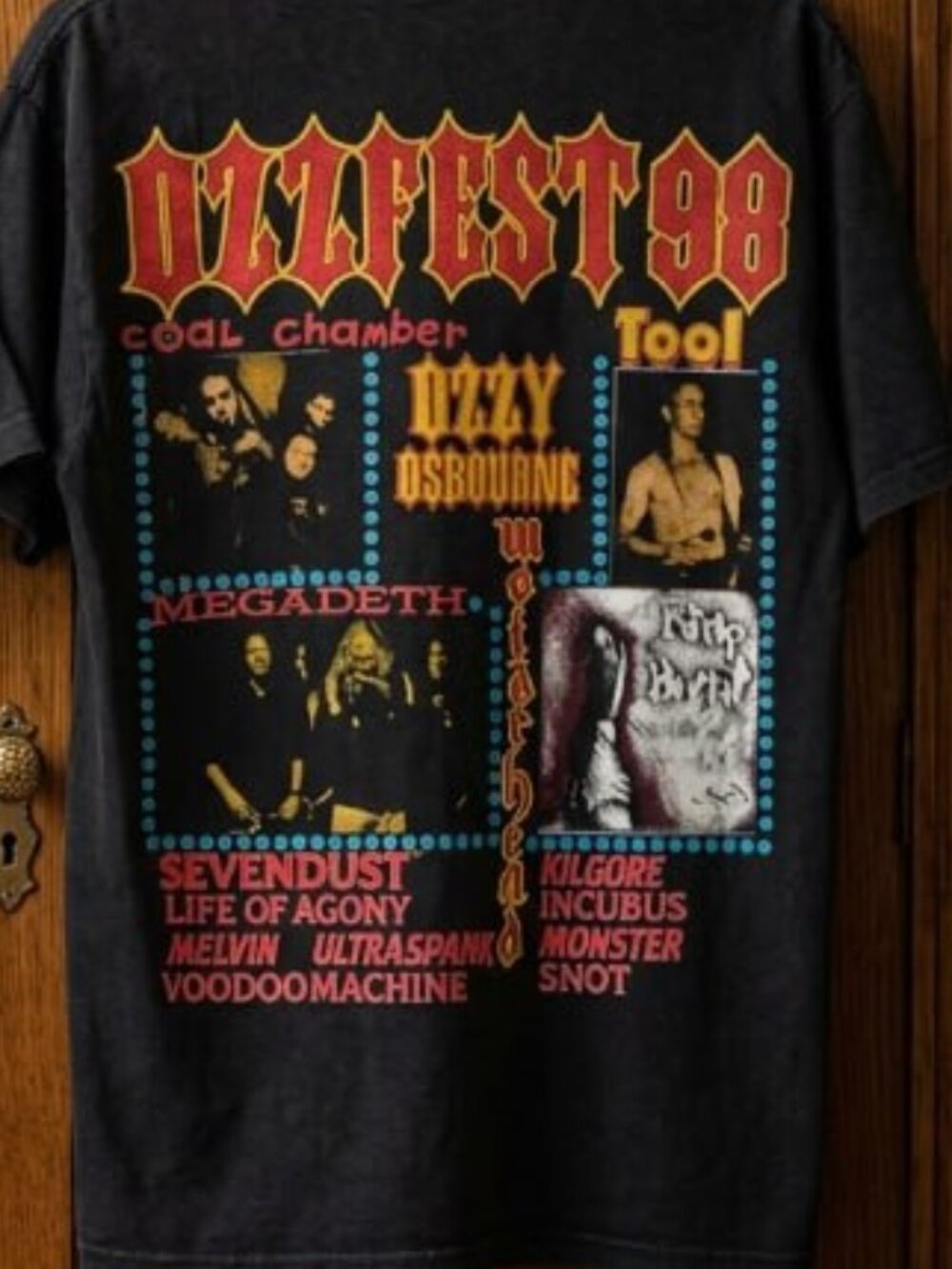 Ozzfest 1998 Rock Tour Rare Band T-Shirt - Picture 3 of 3
